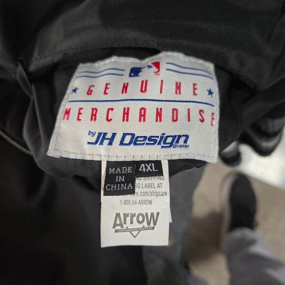 Rare Vintage Chicago White Sox MLB Reversible Varsity Jacket JH Design Size 4XL - Picture 7 of 8